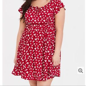 Torrid size 6 Mickey’s 90th Anniv. Skater Dress